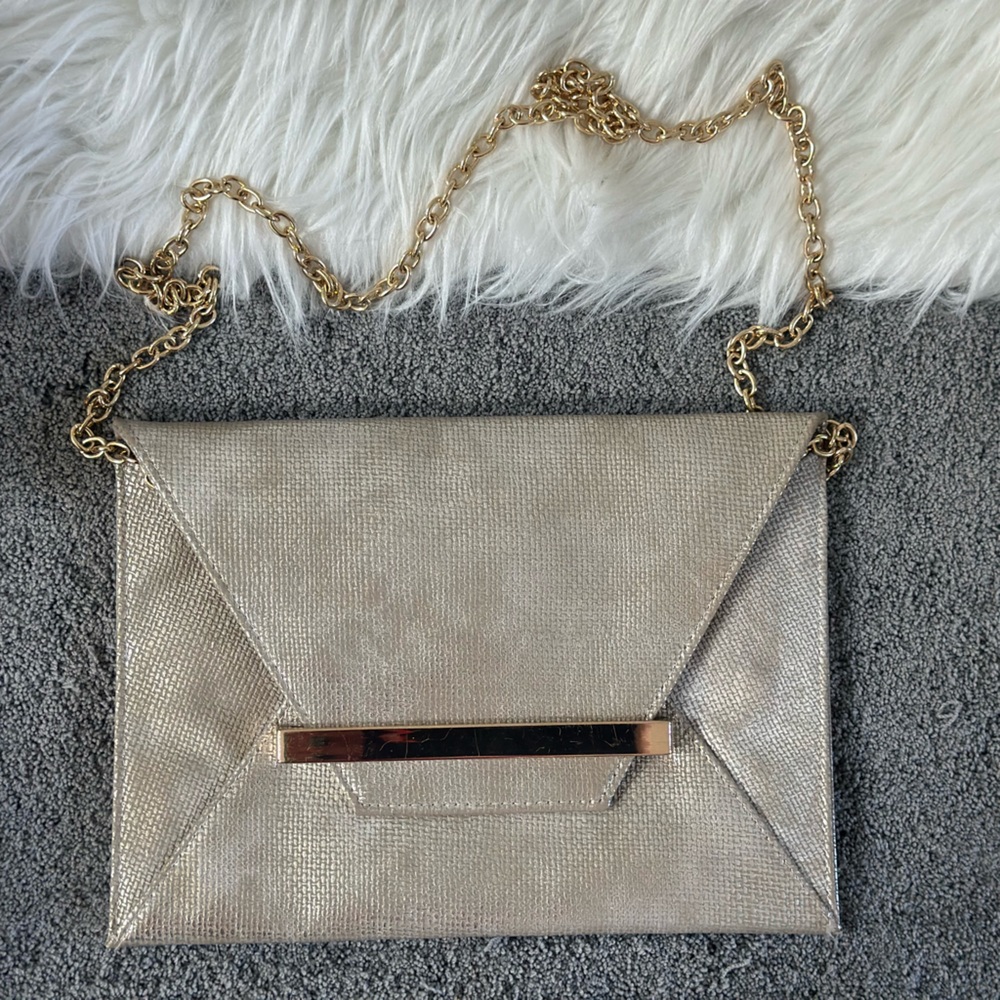 Elegant Metallic Clutch